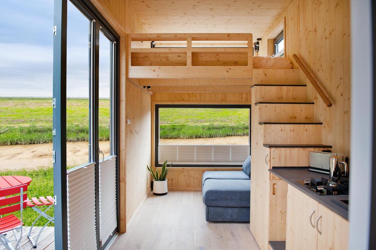Tiny House Nature 16 Zur Meerseite - Green Tiny Village Harlesiel カロリーネンジール エクステリア 写真