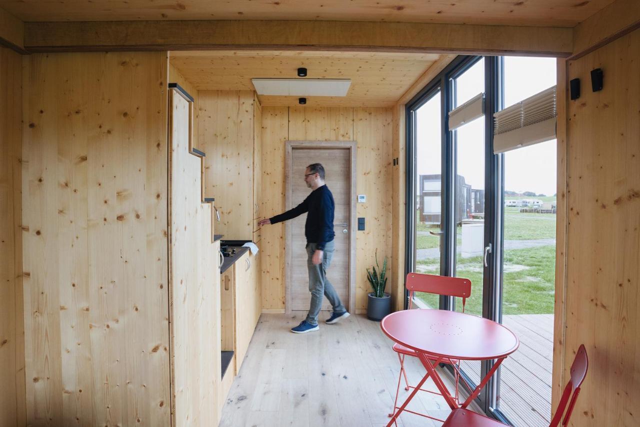 Tiny House Nature 16 Zur Meerseite - Green Tiny Village Harlesiel カロリーネンジール エクステリア 写真