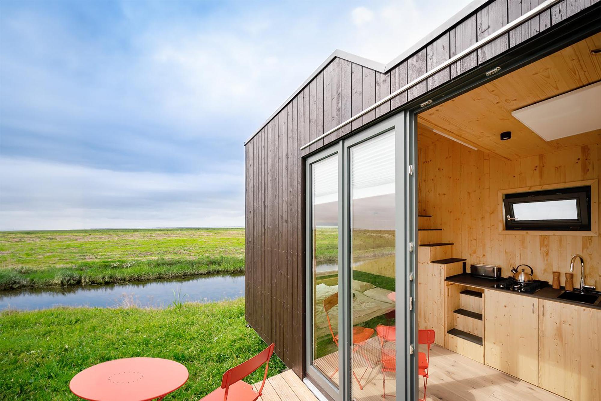 Tiny House Nature 16 Zur Meerseite - Green Tiny Village Harlesiel カロリーネンジール エクステリア 写真