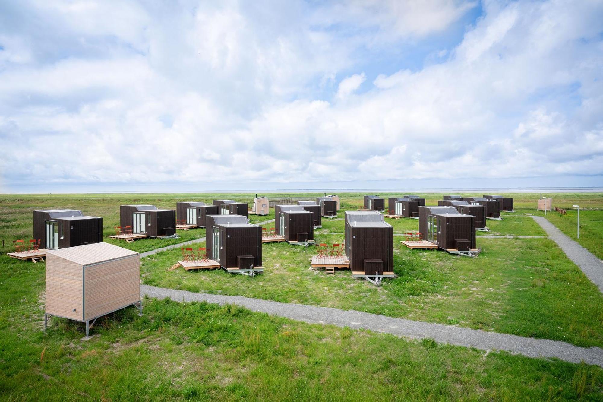 Tiny House Nature 16 Zur Meerseite - Green Tiny Village Harlesiel カロリーネンジール エクステリア 写真