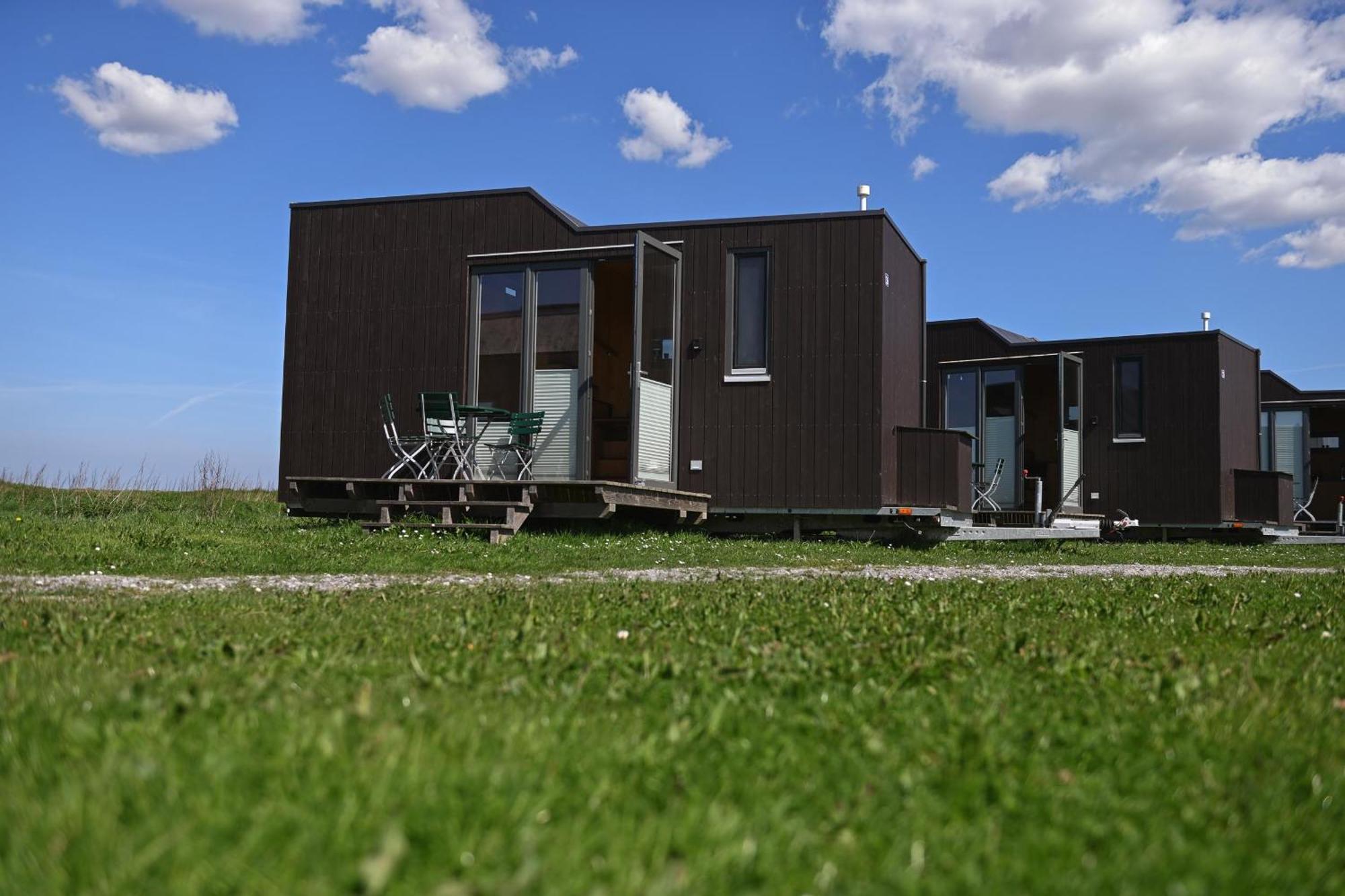 Tiny House Nature 16 Zur Meerseite - Green Tiny Village Harlesiel カロリーネンジール エクステリア 写真